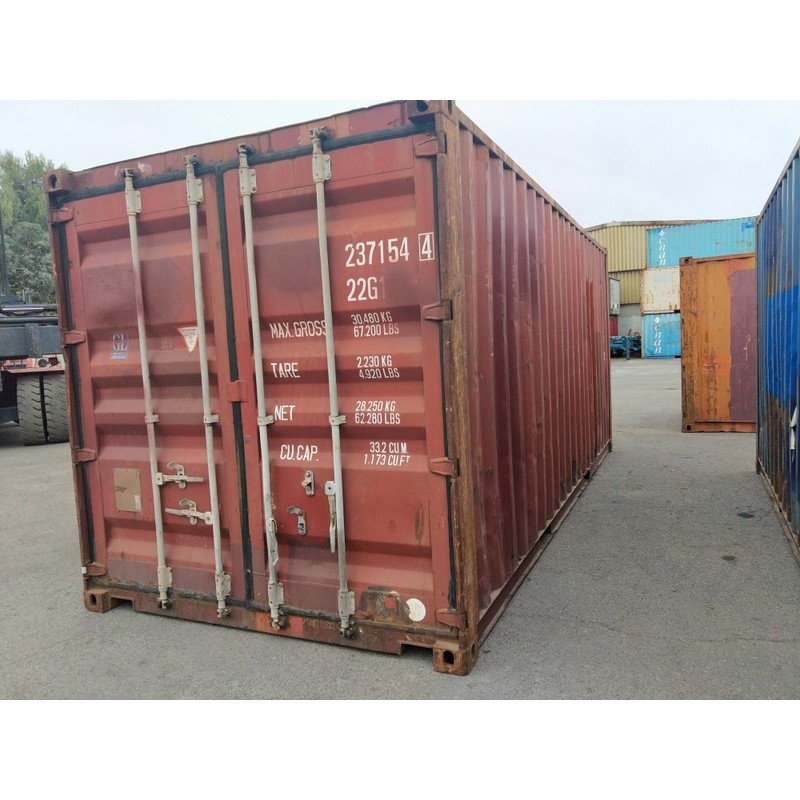 Gebruikte 20 voet high cube pallet brede container (Klasse C)
