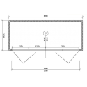 Container 20 pieds open side neuf